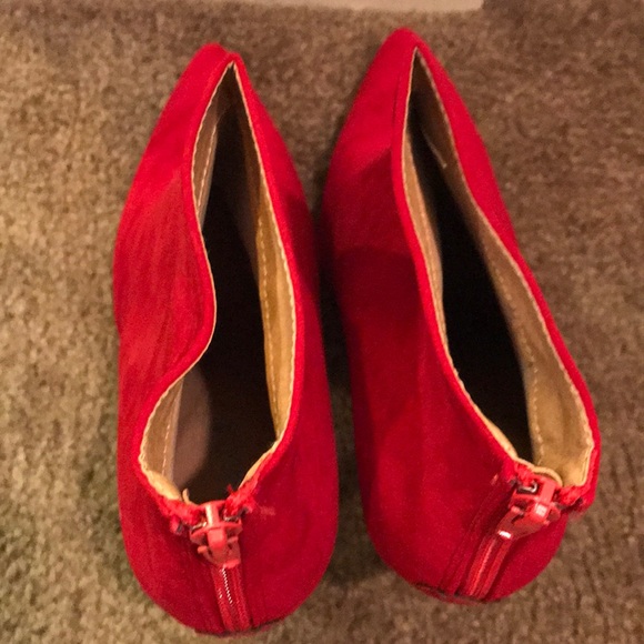 Rainbow Cat Suede Red Bootie Size 9 - Picture 4 of 6